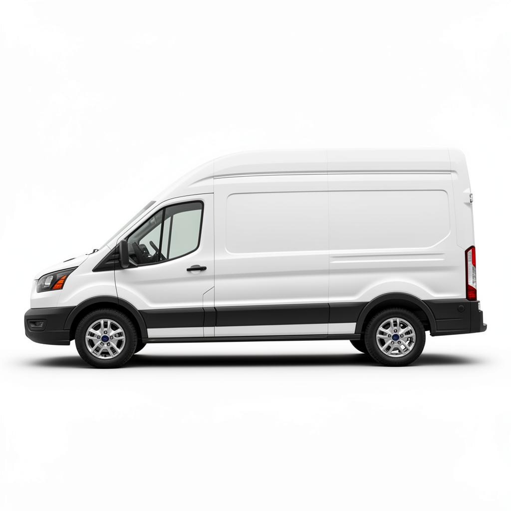 Blank Ford Transit side view